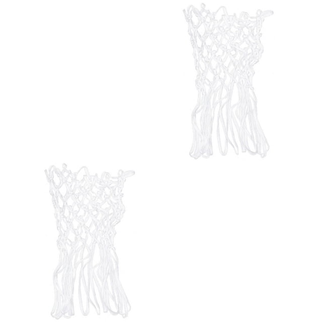 LEEYNEER Soccer Mesh Net Basketball Mini Hoop Heavy Duty Replacement Accessories Nylon Two-color Portable White
