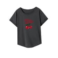 thumbnail image 4 of Camiseta para mujer de verano, camiseta básica transpirable simple para viajes, desplazamientos, compras SG, 4 of 7