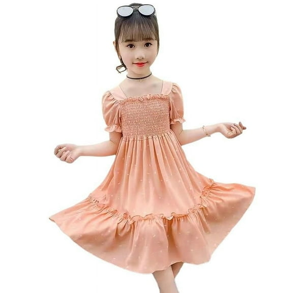 MEZZALL Kids Dress For Girls Summer New Styles 3 14 Years Old Dress For Little Girls Fashionable Party Outfits 3-4 Stylish Baby Wear