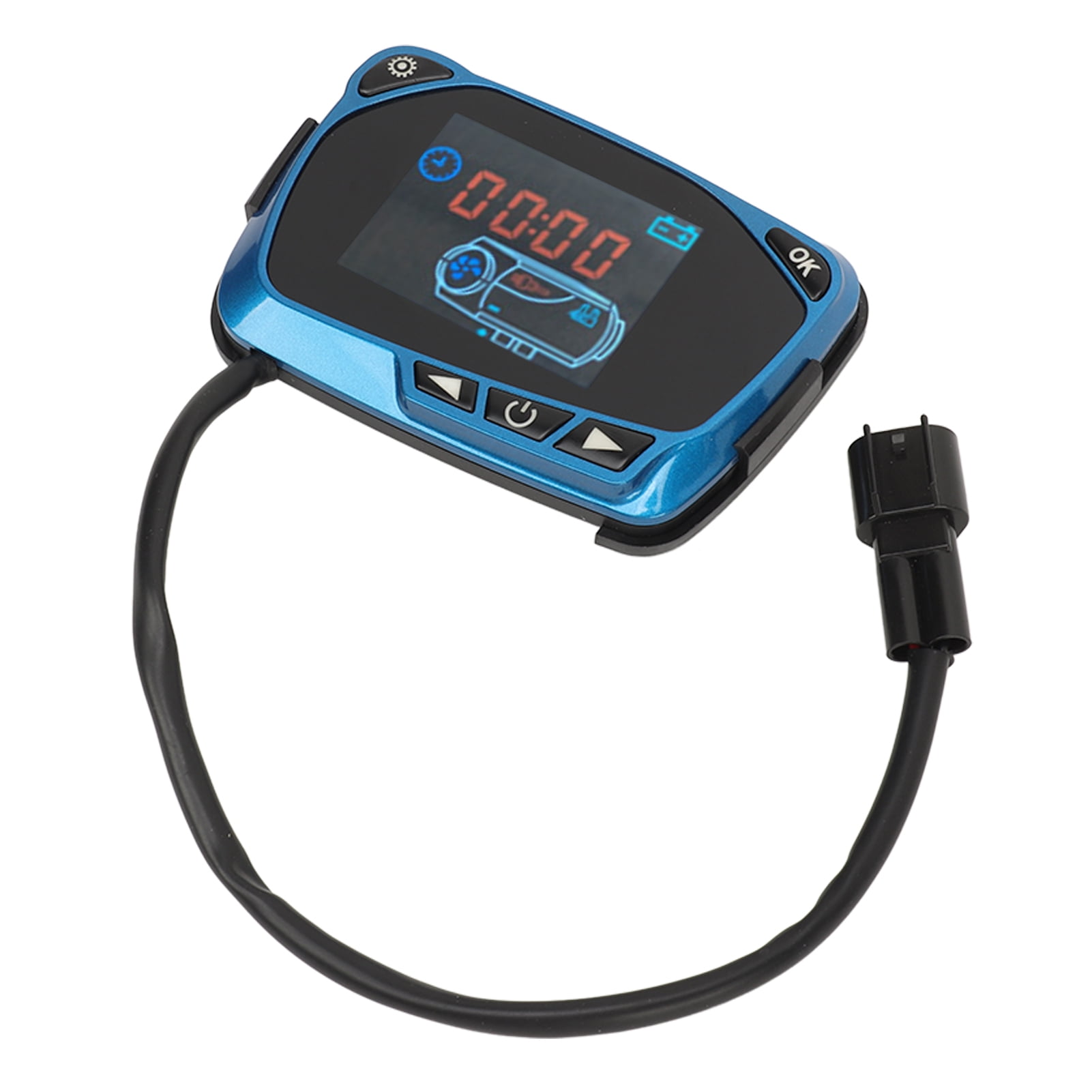 Écran De Contrôle LCD Pour Chauffage Parking Diesel - Télécommande Incluse, Idéal Pour Camions & Véhicules 12V/24V