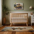 thumbnail image 3 of Dinosaur Rug for Nursery and Kids Rooms - Sky-High Rex, 3 of 9