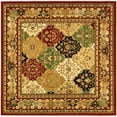 thumbnail image 6 of SAFAVIEH Lyndhurst Oliva Traditional Bordered Area Rug, Multi/Red, 3'3" x 5'3", 6 of 6