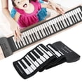 thumbnail image 4 of Piano Enrollable a Mano Piano de Teclado Eléctrico Plegable de 61 Teclas Instrumento Musical de Teclado Recargable de Silicona ANGGREK  Otros, 4 of 8