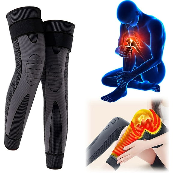 Tourmaline Acupressure Self-Heating Shaping Knee Sleeve,Tourmaline Acupressure Selfheating Knee Sleeve,Tourmaline Acupressure Knee Sleeve (Black)