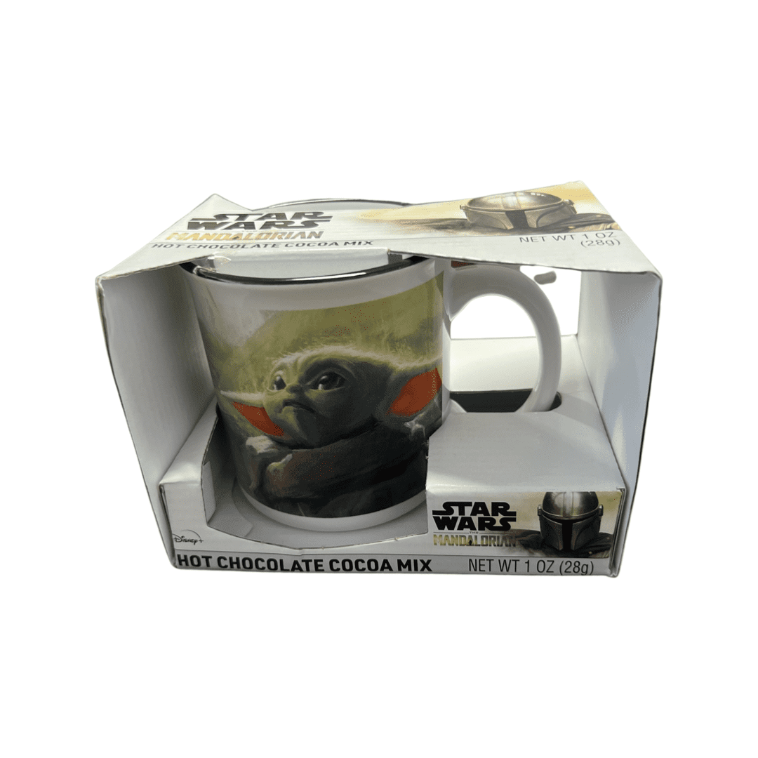 Baby Yoda Mandalorian Mug/ Disney The Child Silver Metallic Coffee Mug/  Mandalorian Coffee Lover Gift
