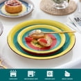 thumbnail image 4 of vancasso, Series Arco, 18-Piece Porcelain Dinnerware Set, Colourful Dinner Set, Service for 6, 4 of 6