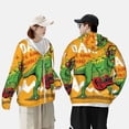 thumbnail image 6 of Sigee Cool Dinosaur Playing Guitar Print UPF50+ Men's Sun Protection Hoodie Shirt SPF UV Shirt Long Sleeve Fishing Outdoor Lightweight, S-3XL, 6 of 9