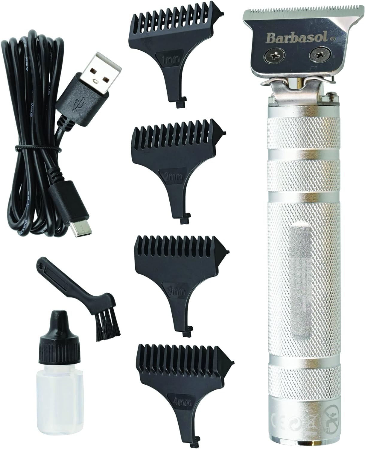 Barbasol Zero-Gapped T-Blade Trimmer, Silver photo 3
