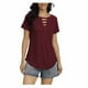 thumbnail image 2 of Pntutb Mujeres Cuello Redondo Color Sólido Manga Corta Casual Todo-Fósforo Pullover tops Pntutb Pntutb-4284, 2 of 9