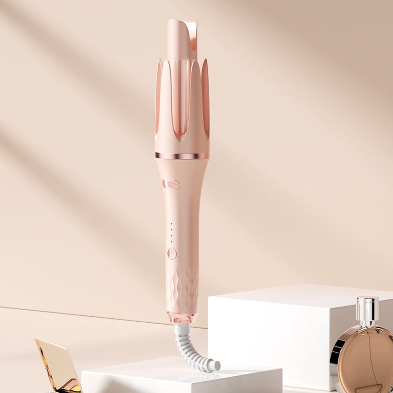 Automatic Hair Curler, Double Ceramic Curling Irons with 1.5" Rotating Barrel, 4 Temps & Timer