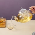thumbnail image 2 of ReaNea 4-Cup Clear Glass Dishwasher Safe Teapot, 2 of 9