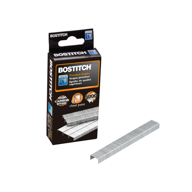 Bostitch High Capacity Premium Staples, Full-Strip, 0.25