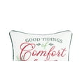 thumbnail image 4 of Comfort & Joy Embroidered Christmas Throw Pillow, 18" x 18", 4 of 6