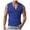 Blue, variant on Fgnfyis Men's Casual Vest Loose Fit Sleeveless Top for Everyday Wear and Outdoor Activities Mens Tank Top Blue L