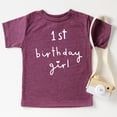 thumbnail image 5 of Girls 1st Birthday Shirt Heart Birthday Girl Shirt for Baby Girls One Year Old Retro Birthday Vintage Pink Shirt 12 Months, 5 of 5