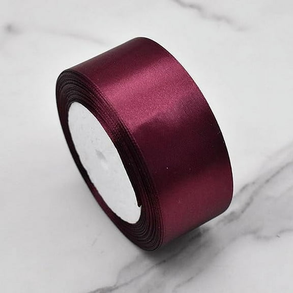 ERDOUY Ribbon, Rose Flower, Ribbon, Bow Ribbon, Purplish Red
