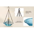 thumbnail image 3 of Solar Powered Hummingbird Feeder Fountain Outdoor, 2-in-1 Hummingbird Bath Fountain and Feeder, Hanging Birdbath Bowl for Garden Backyard Patio,Blue, 3 of 6