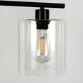 thumbnail image 6 of YANSUN Linear Chandelier 4-Light Modern Hanging Pendant Light with Clear Glass Shade, 6 of 8