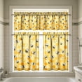 thumbnail image 6 of Feledorashia Kitchen Curtains, Window Curtains, 2D Printed Short Panels Washable Decorative Kitchen Window Treatments, Polyester Fabric, Light Filtering, Durable and Easy Care, 6 of 7