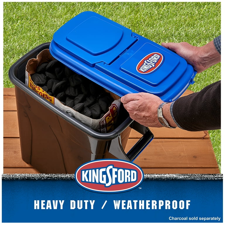 Kingsford Charcoal Storage Dispenser with Heavy Duty Grill Scoop