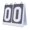 Gray, variant on AMLESO Sports Scoreboard Table digits Score Keeper Flip Scoreboard Score Counter for Football Volleyball Team Games Gray