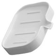 thumbnail image 6 of SEWCHICS Simple Elegant White Plastic Soap Holder Wall Mounted Self Draining for Shower and Sink, 6 of 8