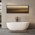 thumbnail image 5 of Large Framed Canvas Wall Art Brown Abstract Landscape Print for Modern Living Room Decoration - 60"x20" Black Framed, 5 of 8