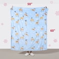 thumbnail image 6 of Lit Holiday LED Throw, Reindeer Christmas Blanket with Soft Fabric and 3 Lighting Modes, 50” x 60”, 6 of 9