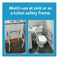 thumbnail image 2 of Carex Toilet Safety Rails for Elderly and Handicap, Tool-Free Assembly,  300 lb Weight Capacity, 2 of 10