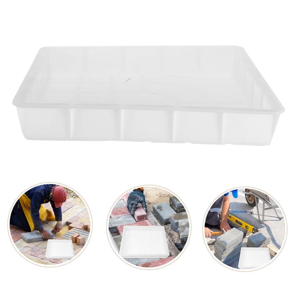 FRCOLOR  25 *25*4cm Faux Stepping Stones Outdoor Road Slab Mold Patio Paving Garden