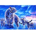 thumbnail image 1 of Pintura de diamante 5D DIY Kit de tigre de taladro redondo completo decoración del hogar arte artesanal Hugtrwg Para estrenar, 1 of 9