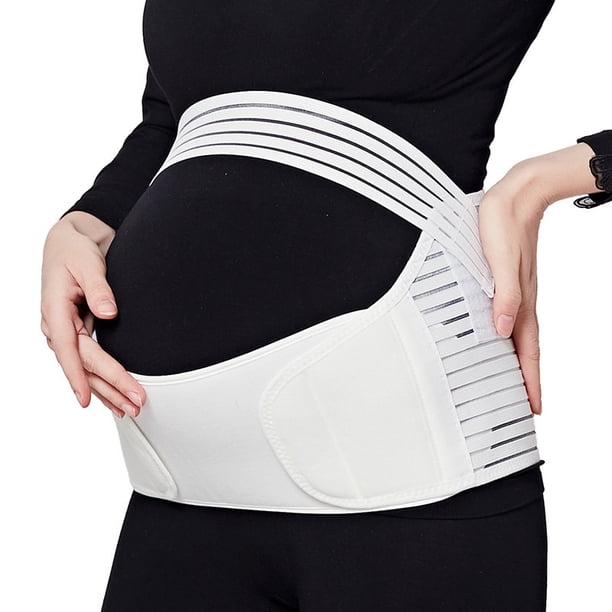 Banda de soporte para el vientre durante el embarazo: cinturón y abrazadera de maternidad para mujeres embarazadas, cabestrillo para el dolor pélvico, abdominal y lumbar XXL
