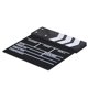 thumbnail image 1 of Movie Film Clap Board 20 X 20cm Dry Erase Black Wooden Clapper Board for Director, 1 of 5