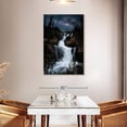 thumbnail image 3 of Elephant Stock Milky Way Waterfall Wall Art - Vertical Canvas Wall Art - Living Room Wall Decor - Nature Canvas - Blue And White Decor By Lucas Moore - 30" x 45", 3 of 8