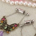 thumbnail image 3 of kusrkot 2 Pcs Bouchons d'Oreilles Papillon en Acier Inoxydable Mode Jauges d'Expansion Tunnel Barre 6mm, 3 of 9
