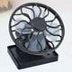 thumbnail image 3 of EeaseMX Ventilador solar ecológico de 1 pieza, ahorrador de energía, ideal para el hogar, la oficina y el dormitorio (negro), 3 of 7