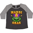 thumbnail image 3 of Inktastic Mardi Gras with Green Masquerade Mask Women's Plus Size T-Shirt, 3 of 5