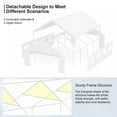 thumbnail image 4 of 20x26 Carport Party Tent Heavy Duty Carport with Removable Sidewalls Outdoor Storage Shelter Portable Garage, 4 of 7