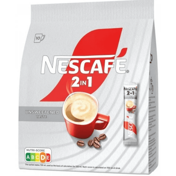 Nescafé 2in1 Coffee Unsweetened 10 Count