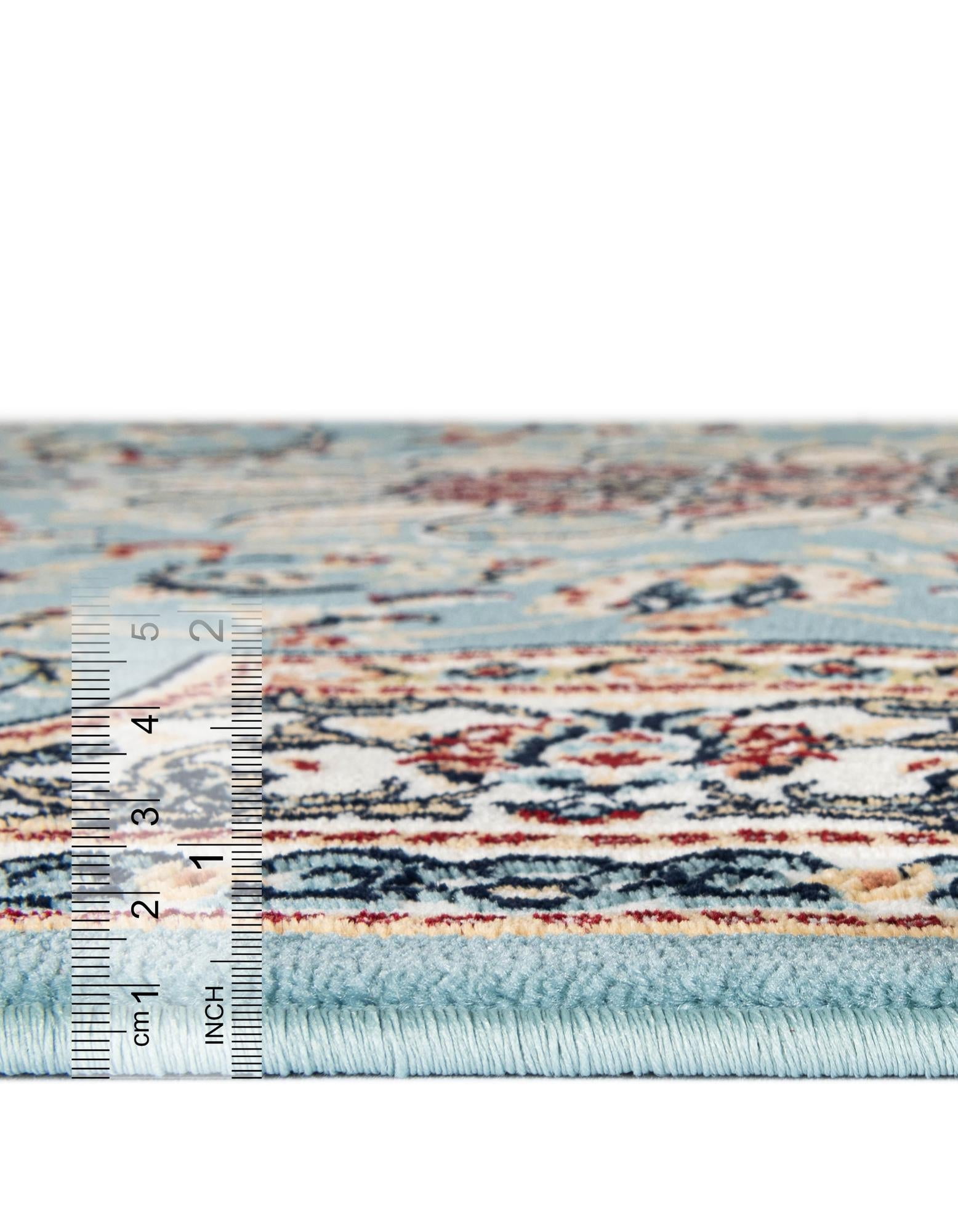 Unique Loom Narenj Collection Area Rug - Newcastle (7' 10" x 10' Rectangle Blue/Beige)