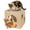 Nature, variant on PinkSheep Cat Scratcher Cardboard House, Corrugated Cat Scratch Pad with Catnip for Indoor Cats