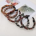 thumbnail image 3 of Unique Bargains 5 Pcs Headband Fashion Hair Accessories Coffee Color Red Blue Black Khaki, 3 of 5