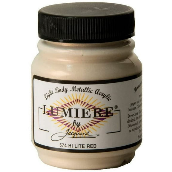Jacquard Lumiere Acrylic Color, 2.25 oz., Hi-Lite Red