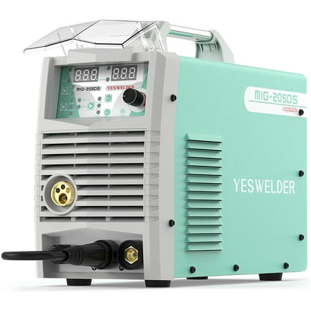 YesWelder MIG Welder, 205A,110/220V, Gas/Gasless/Lift TIG/Stick 3 in 1 Welding Machine