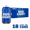 Bud Light Beer, 18 Pack Lager Beer, 12 fl oz Aluminum Cans, 4.2 % ABV, Domestic Lager