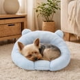 thumbnail image 4 of Bear Shaped Pet Pillow Neck Support Soft Polyester Fabric Washable for Cats Small Dogs Puppy Kitten Indoor Crate Rest Cute Bed, 4 of 7