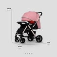 thumbnail image 3 of Carriola Plegable AOKU Ultra Premium Rosa, 3 of 7