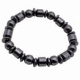 thumbnail image 1 of Paquete de 2 Pulseras Magnéticas Negras con Cuentas para Hombres Y Mujeres, Magnética Cool Biker 2 piezas, 1 of 7