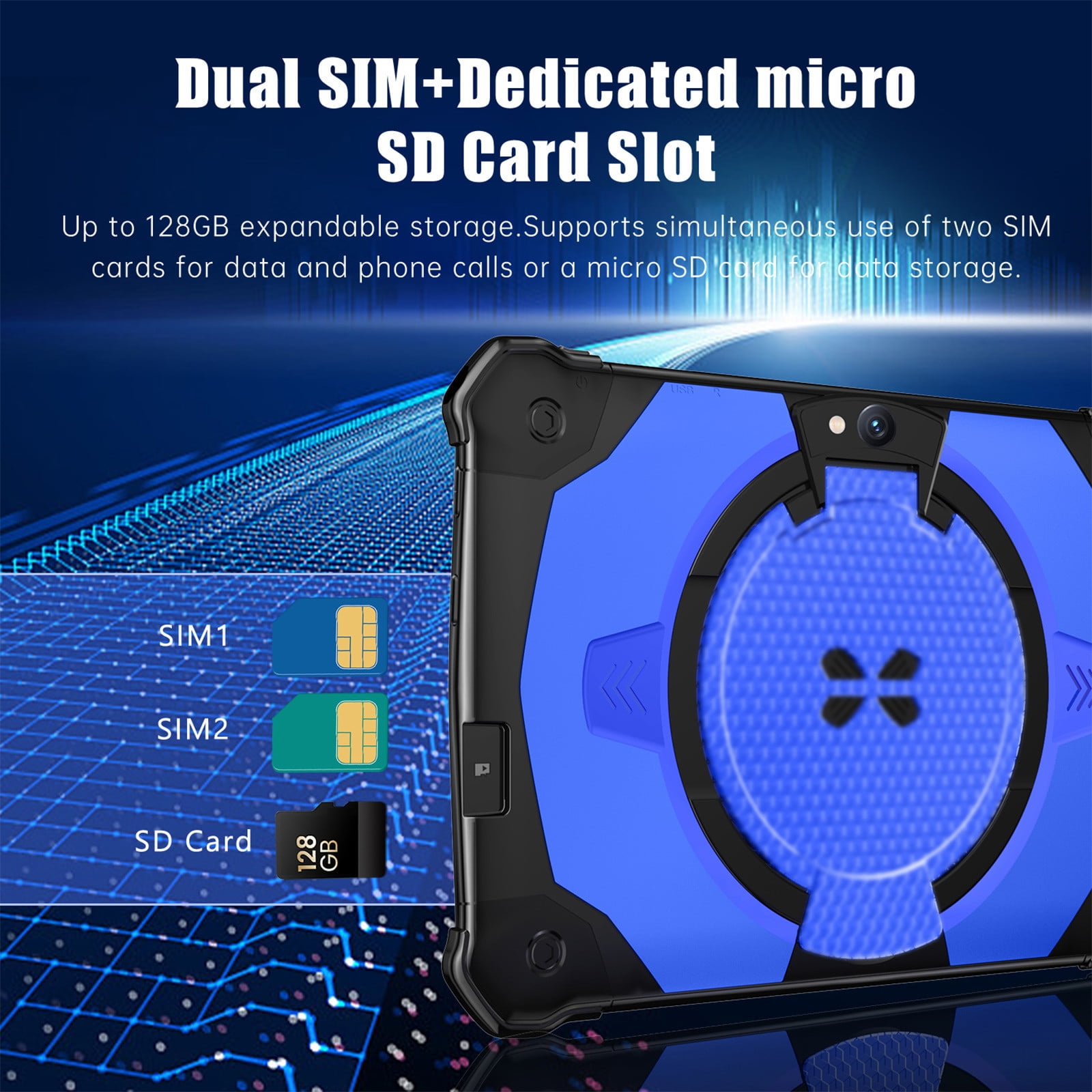 HD 7 Inch Android Tablet IPS High Definition Screen WiFi Bluetooth Voice Call Game Video Learning Tablet Function