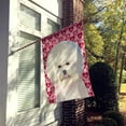 thumbnail image 2 of Carolines Treasures SS4526-FLAG-PARENT Bichon Frise Hearts Love and Valentines Day Portrait Flag  multicolor, 2 of 2